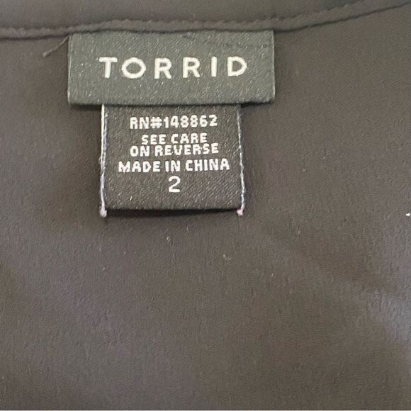 TORRID HARPER PULL ON BLOUSE - Picture 7 of 10